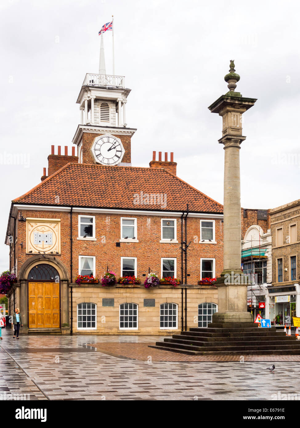Rathaus, Hauptstraße Stockton on Tees, Co. Durham UK Stockfoto