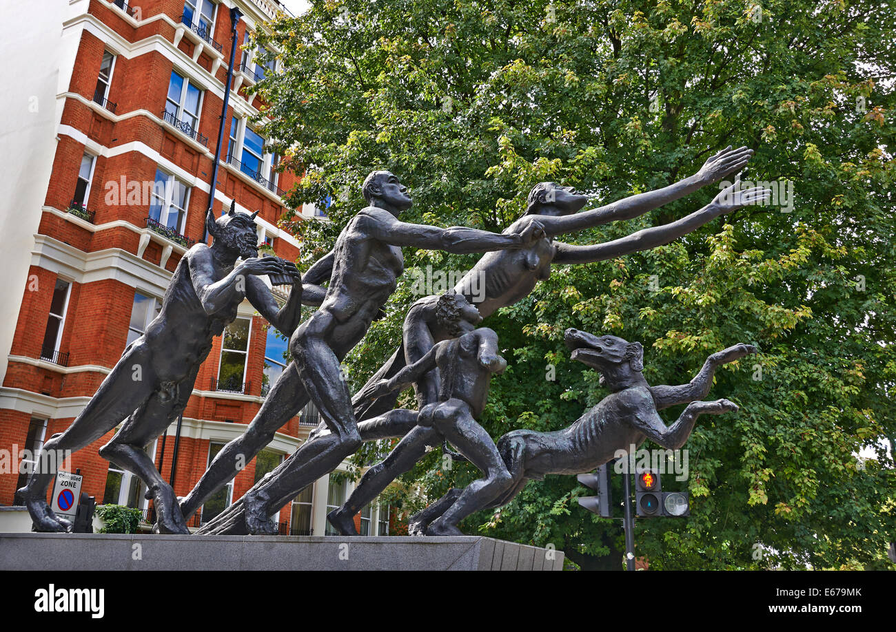 One Hyde Park ist ein großer Wohn- und Einkaufszentrum befindet sich in Knightsbridge, London Stockfoto