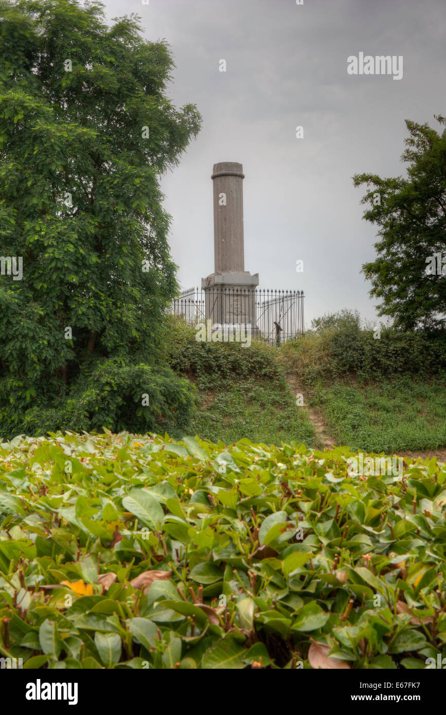 Gordon-Denkmal aus dem Hannoveraner Denkmal gesehen Stockfoto