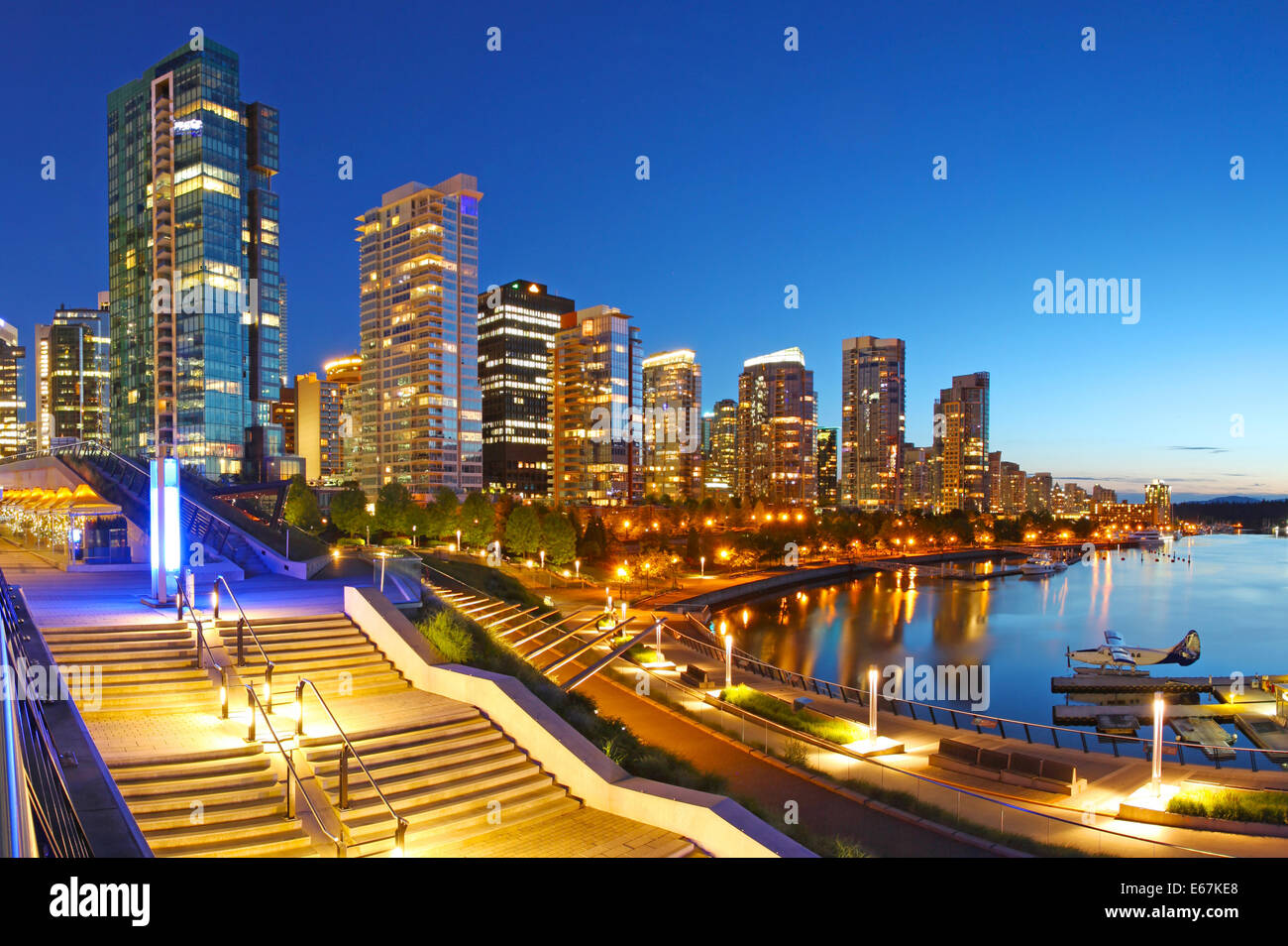 Die Stadt Vancouver in Kanada Stockfoto