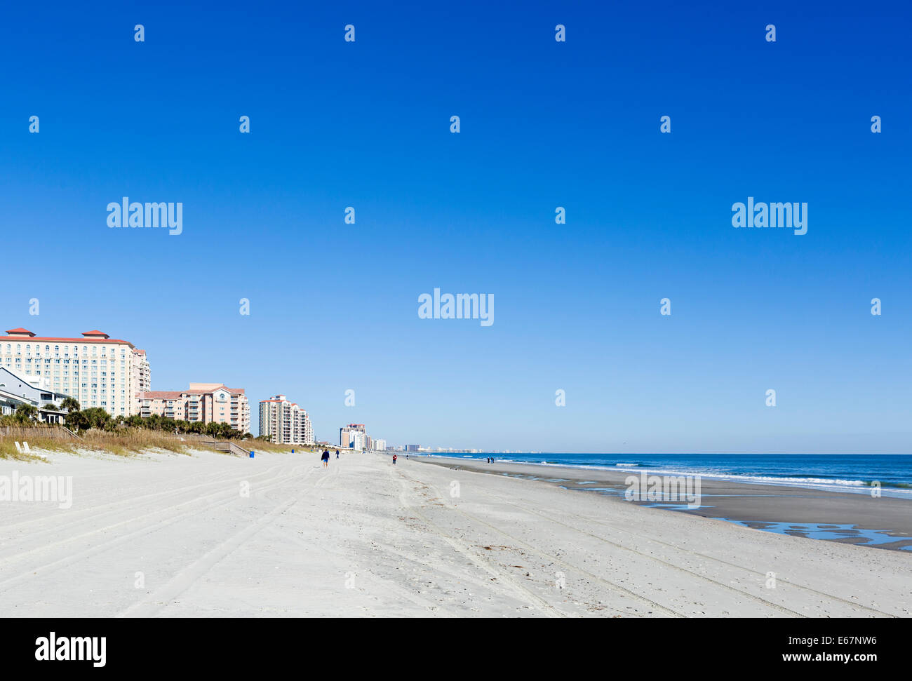 Das Nordende von Myrtle Beach, South Carolina, USA Stockfoto