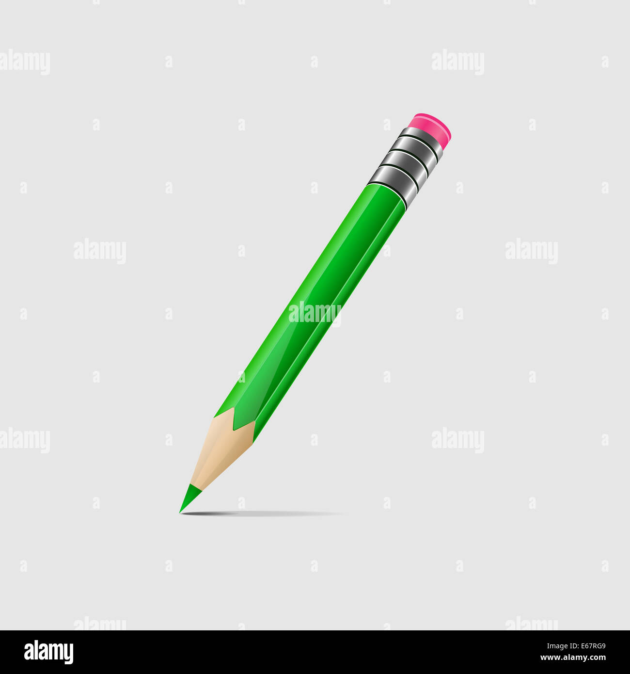 Grünen Bleistift Stockfoto