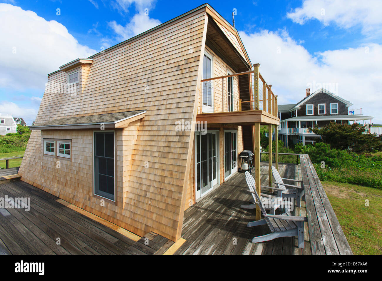 Ferienhaus, Block Island, Rhode Island, USA Stockfoto