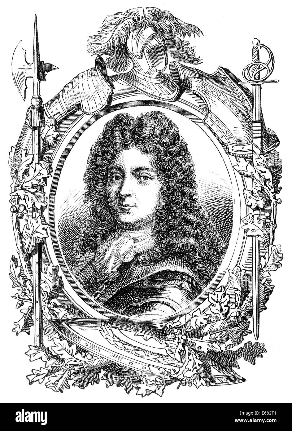 Philippe d'Orléans, Philippe Charles, Herzog von Chartres, 1674-1723, Regent des Königreichs Frankreich, Philippe II. de Bourbon, Stockfoto