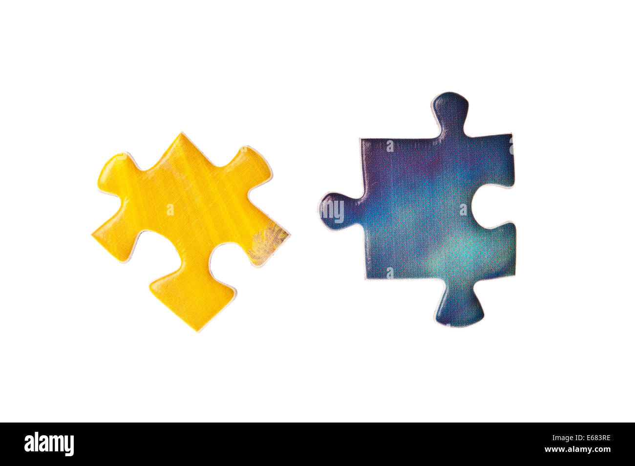 Jigsaw Puzzle-Teile Stockfoto