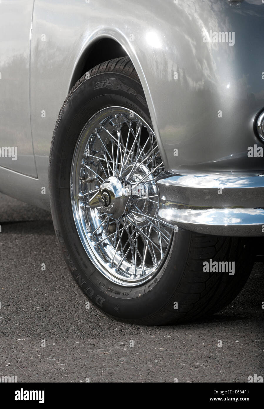 Daimler V8 Oldtimer, oft fälschlicherweise für einen Jaguar Mk2 Stockfoto