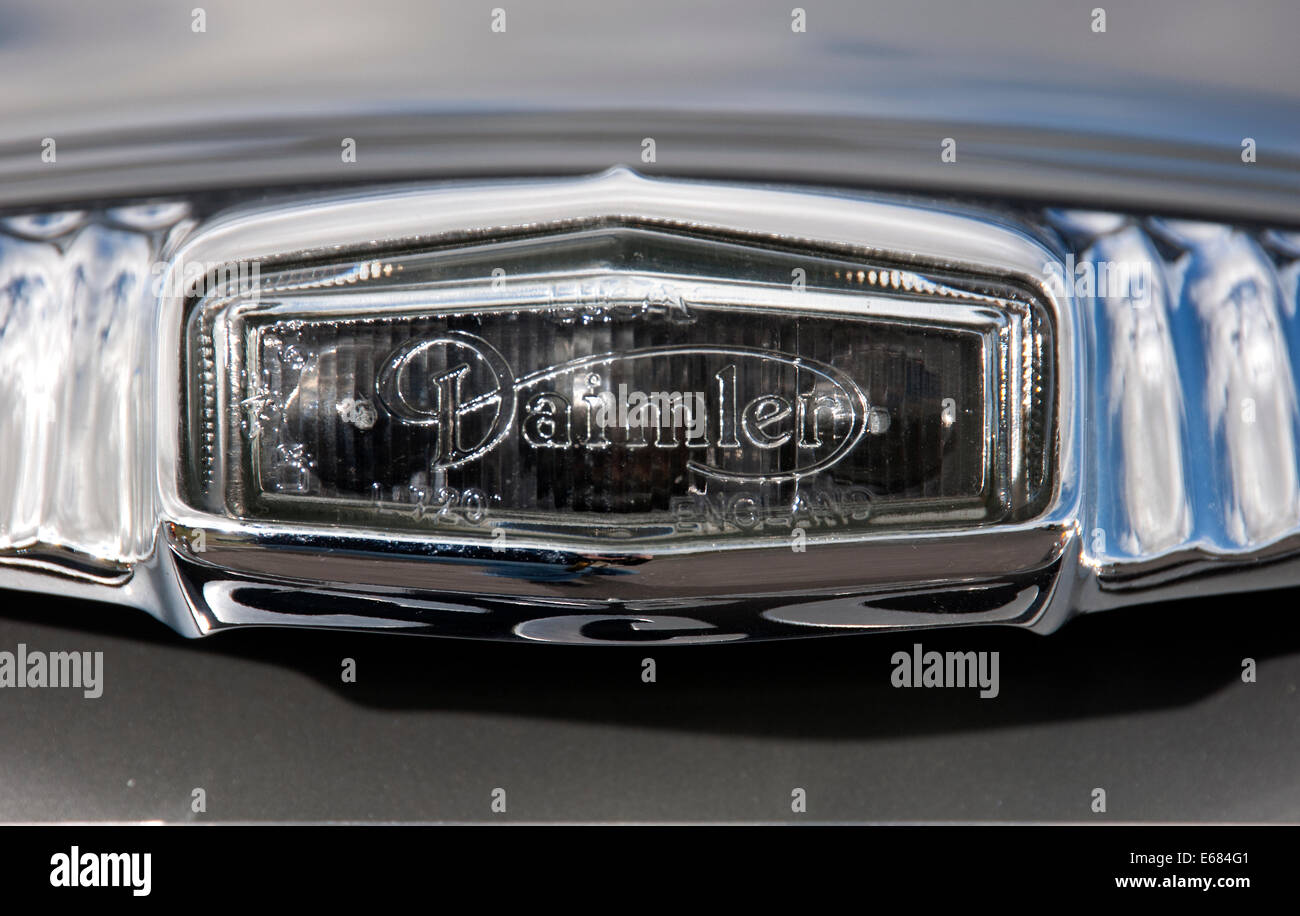 Daimler V8 Oldtimer, oft fälschlicherweise für einen Jaguar Mk2 Stockfoto