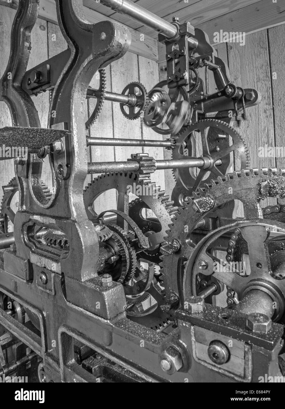 Uhrwerk aus colcktower Stockfoto
