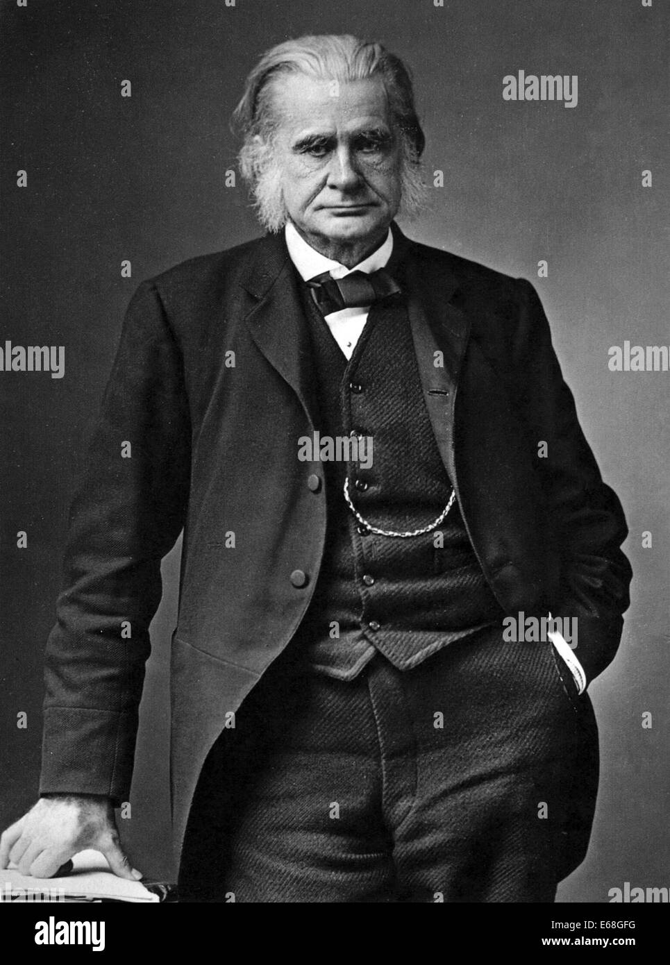 THOMAS HUXLEY (1825-1895) englische Biologe über 1885 Stockfoto