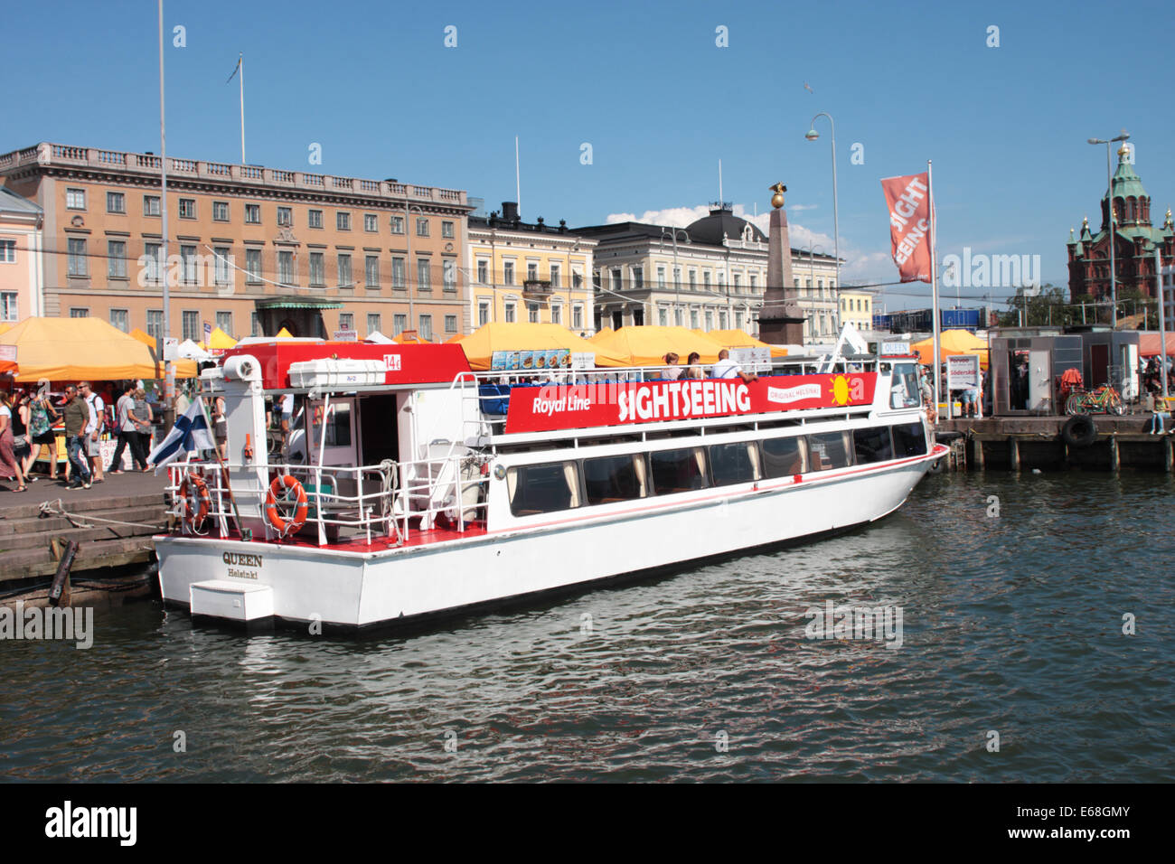 Royal Line Sightseeing Boot Hafen Helsinki Finnland Stockfoto