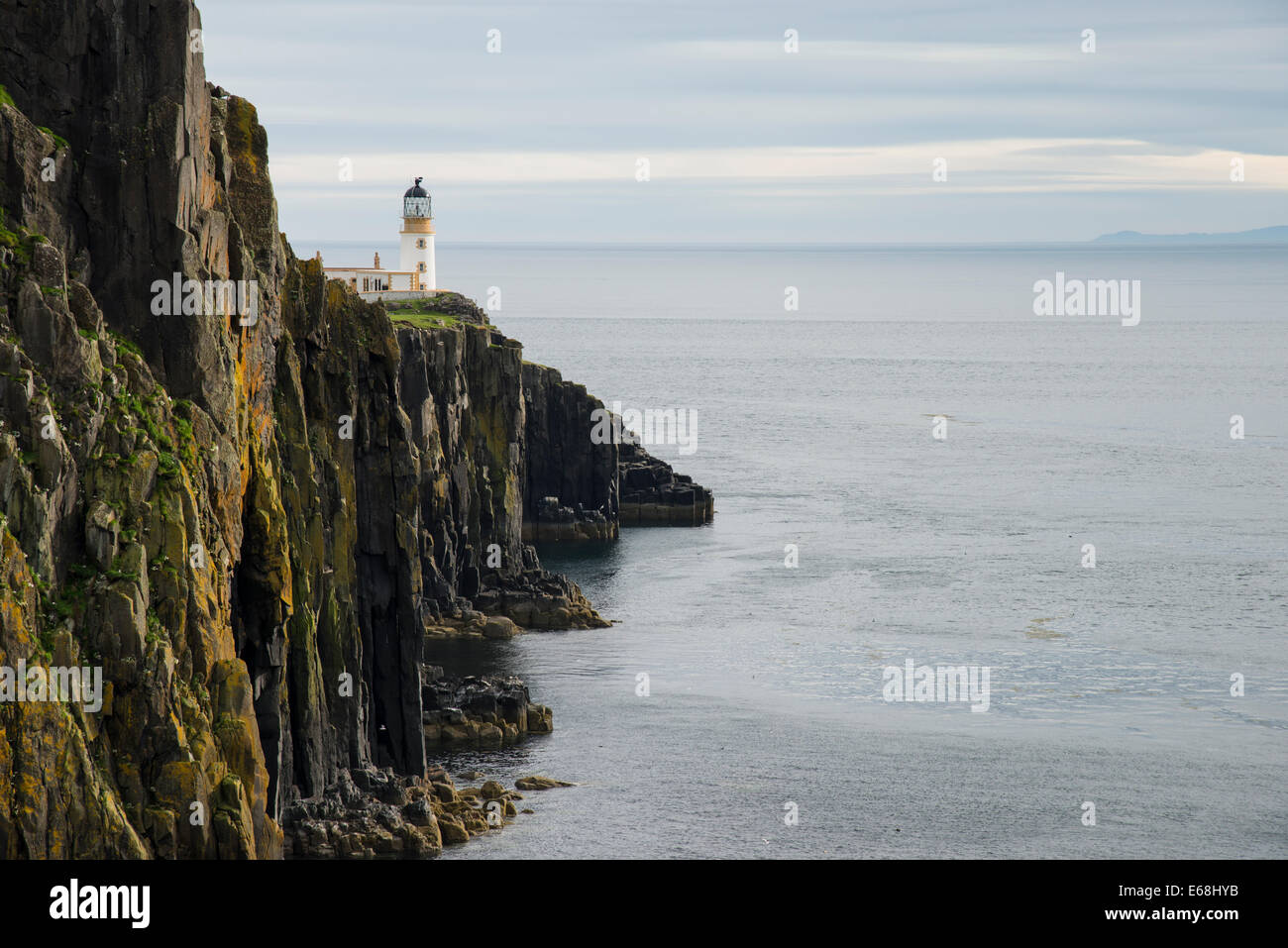 Landschaftlich Point Lighthouse Isle Of Skye, Schottland Stockfoto