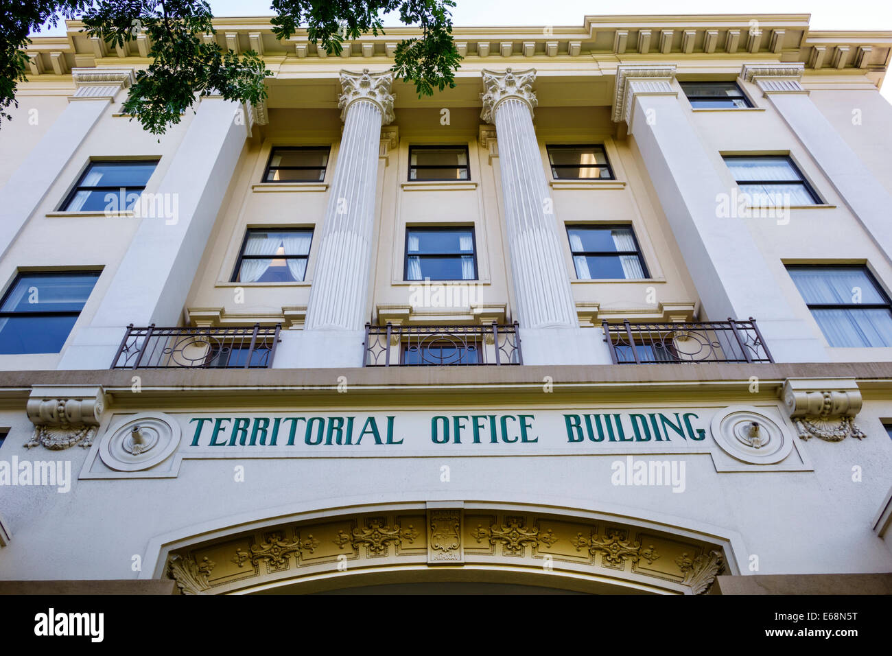 Honolulu Hawaii, Oahu, Hawaiian, Territorial Office Building, Kekuanao'a, Klassischer Revival-Architekturstil, Außenansicht, USA, USA, USA, Amerika Polyn Stockfoto