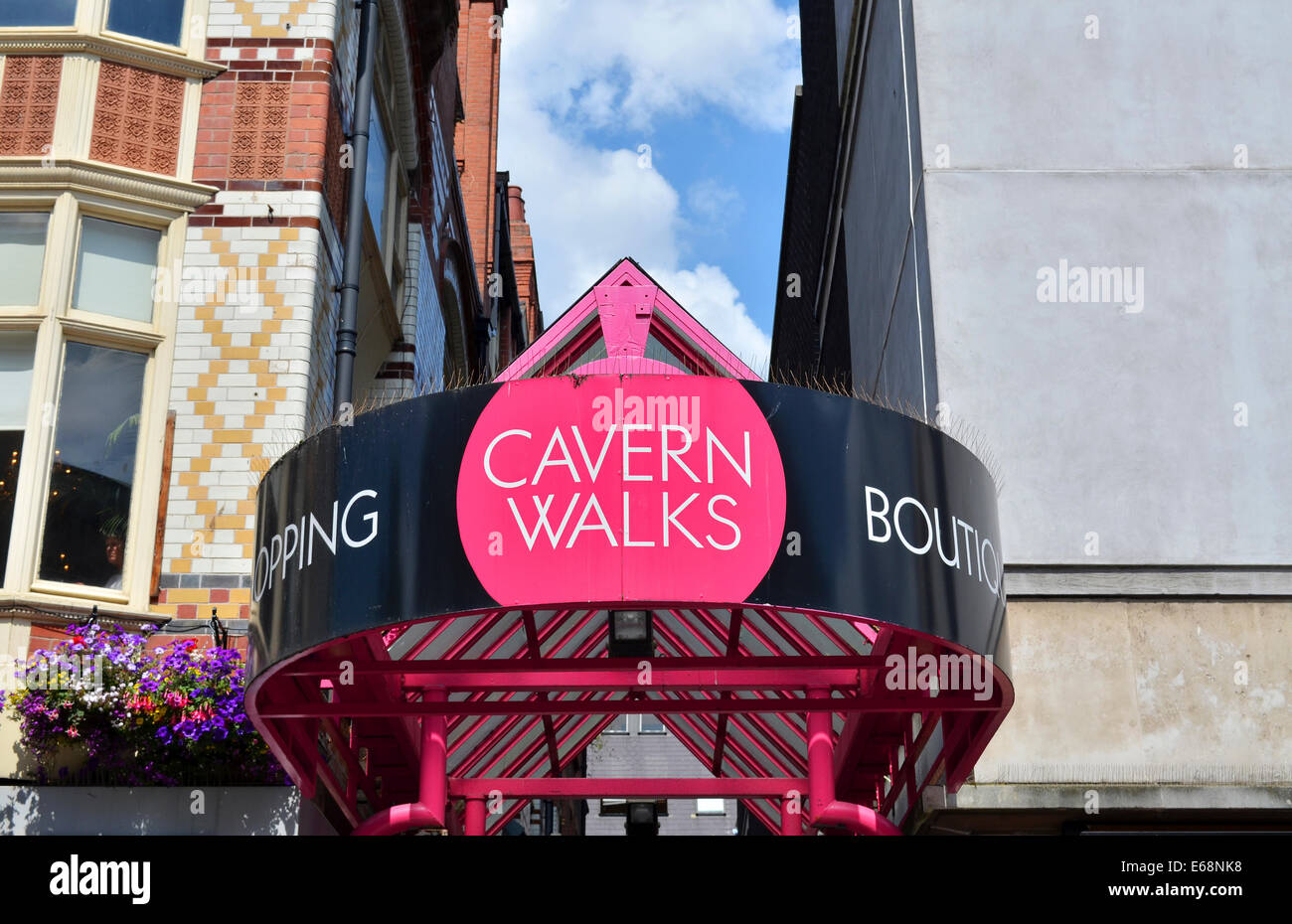 Die Cavern Walks Shopping Mall in Liverpool, Großbritannien Stockfoto