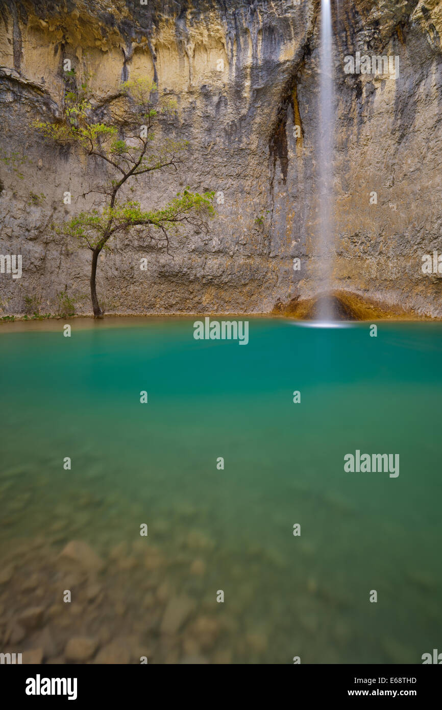 Wasserfall Sopot, Istrien, Kroatien Stockfoto