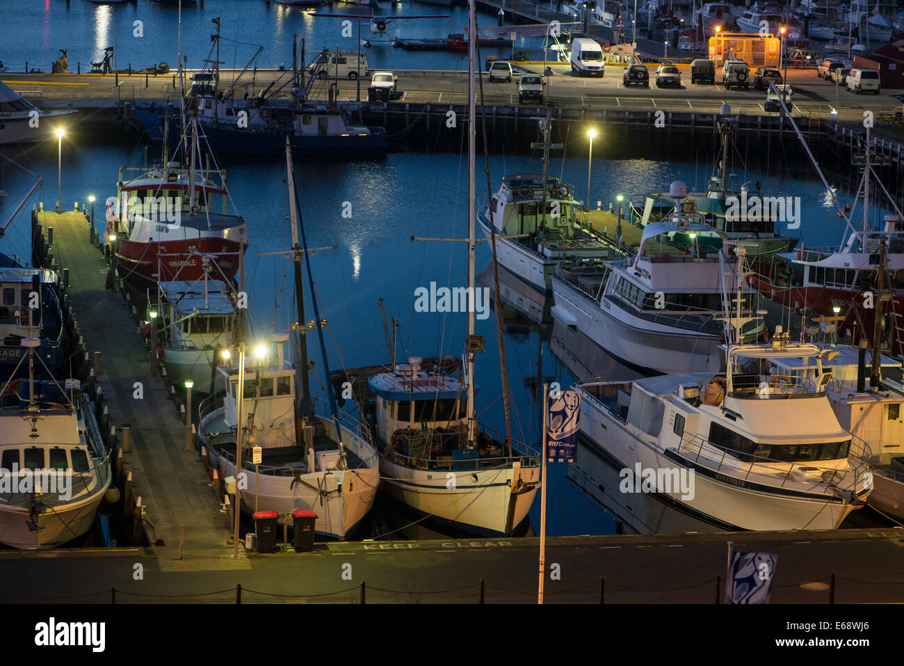 Verfassung Dock, Hobart, Tasmanien Stockfoto