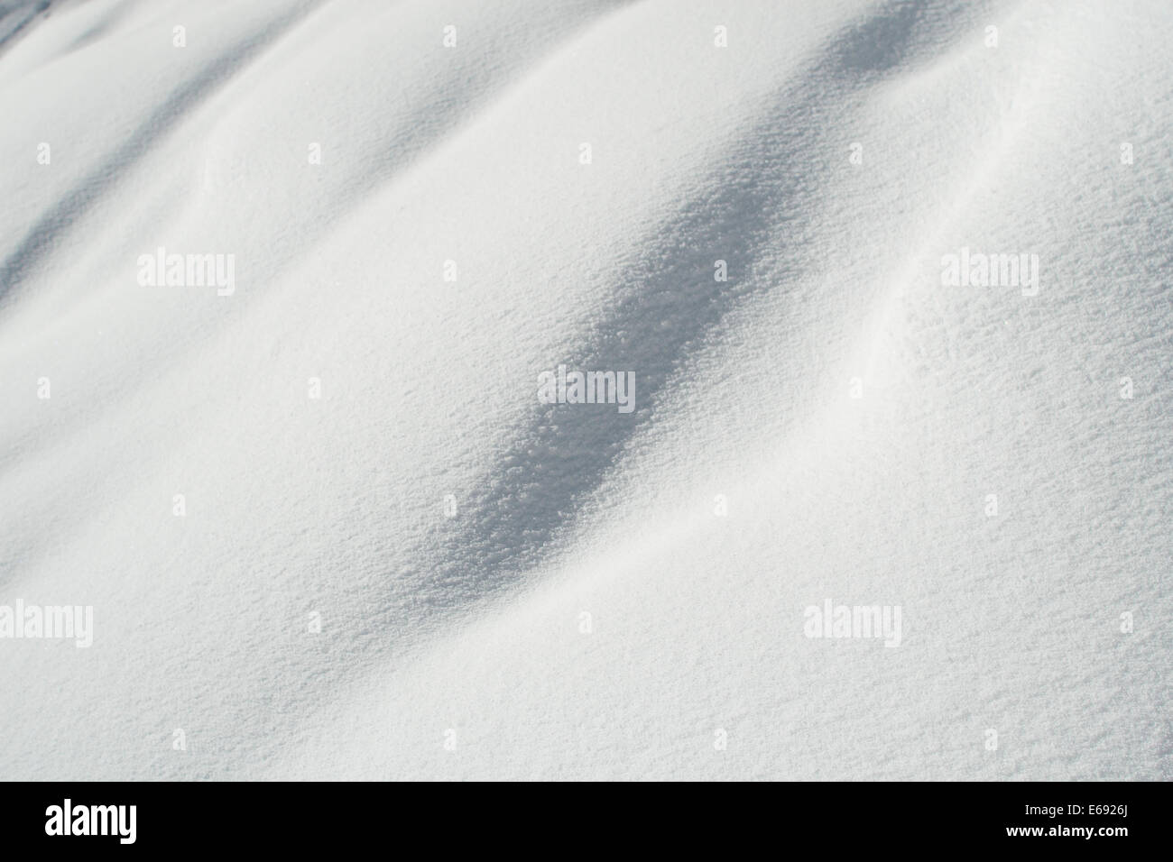 Snow Drift, Mount Hood National Forest, Oregon, USA. Stockfoto