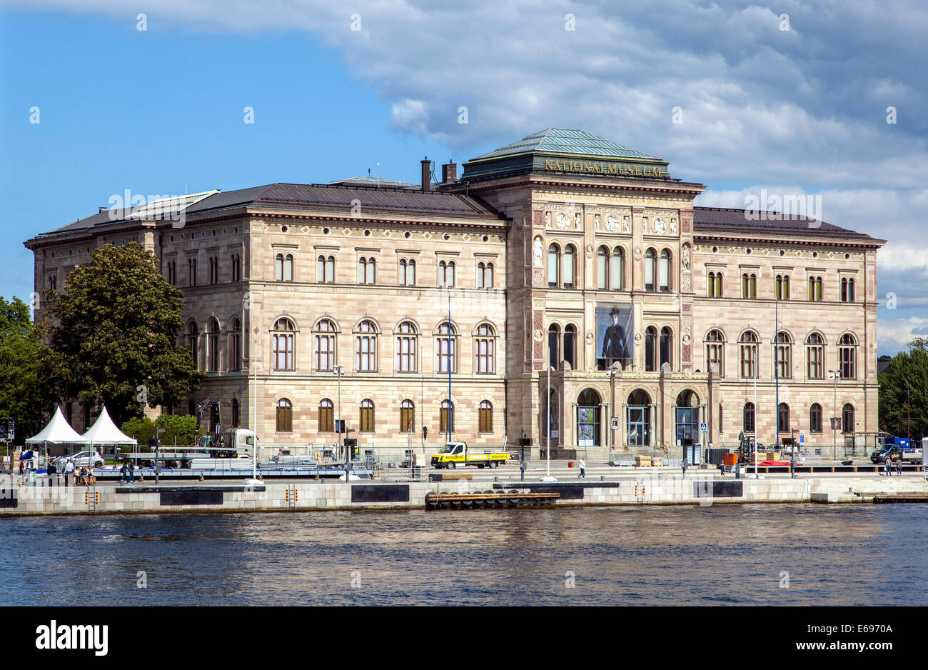 Nationalmuseum oder National Museum of Fine Arts, Kunstsammlung, Kunstgalerie, vom Architekten Friedrich August Stüler, Stockholm Stockfoto