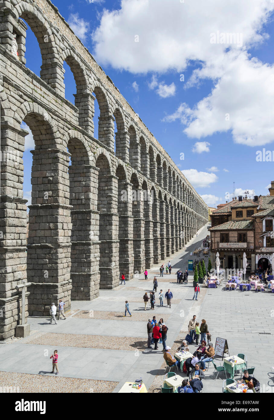 Römisches Aquädukt, 1- 2.Jh AD, Segovia, Kastilien und León, Spanien ...