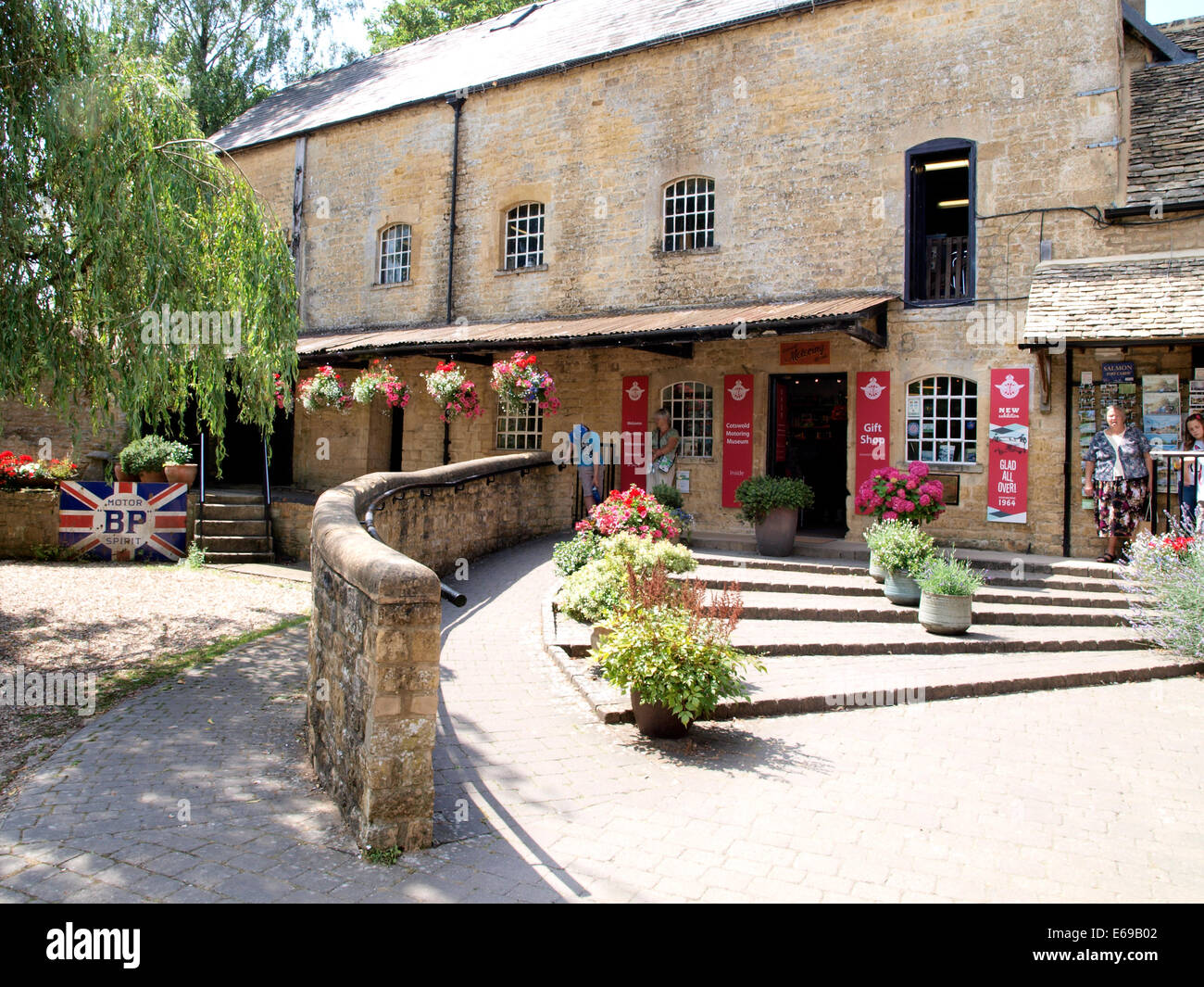 Cotswold Autofahren Museum, Bourton-on-the-Water, Gloucestershire, Großbritannien Stockfoto