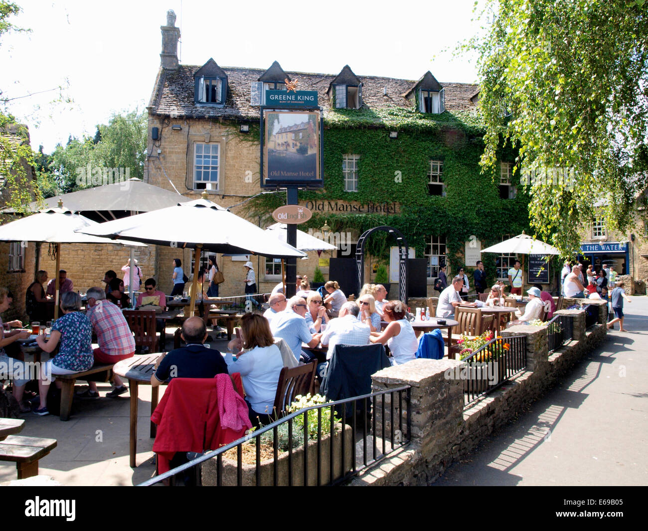 Hotel Old Manse, Bourton-on-the-Water, Gloucestershire, Großbritannien Stockfoto