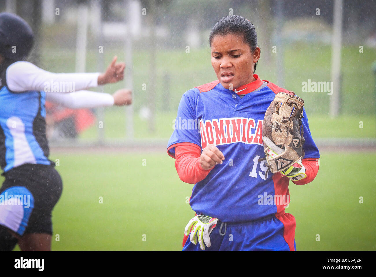 Haarlem, Niederlande. 17. August 2014. Weltmeisterschaft Softball, Haarlem, NL Bilder auf Sonntag, 17. August 2014 Credit: Jan de Wild/Alamy Live News Stockfoto