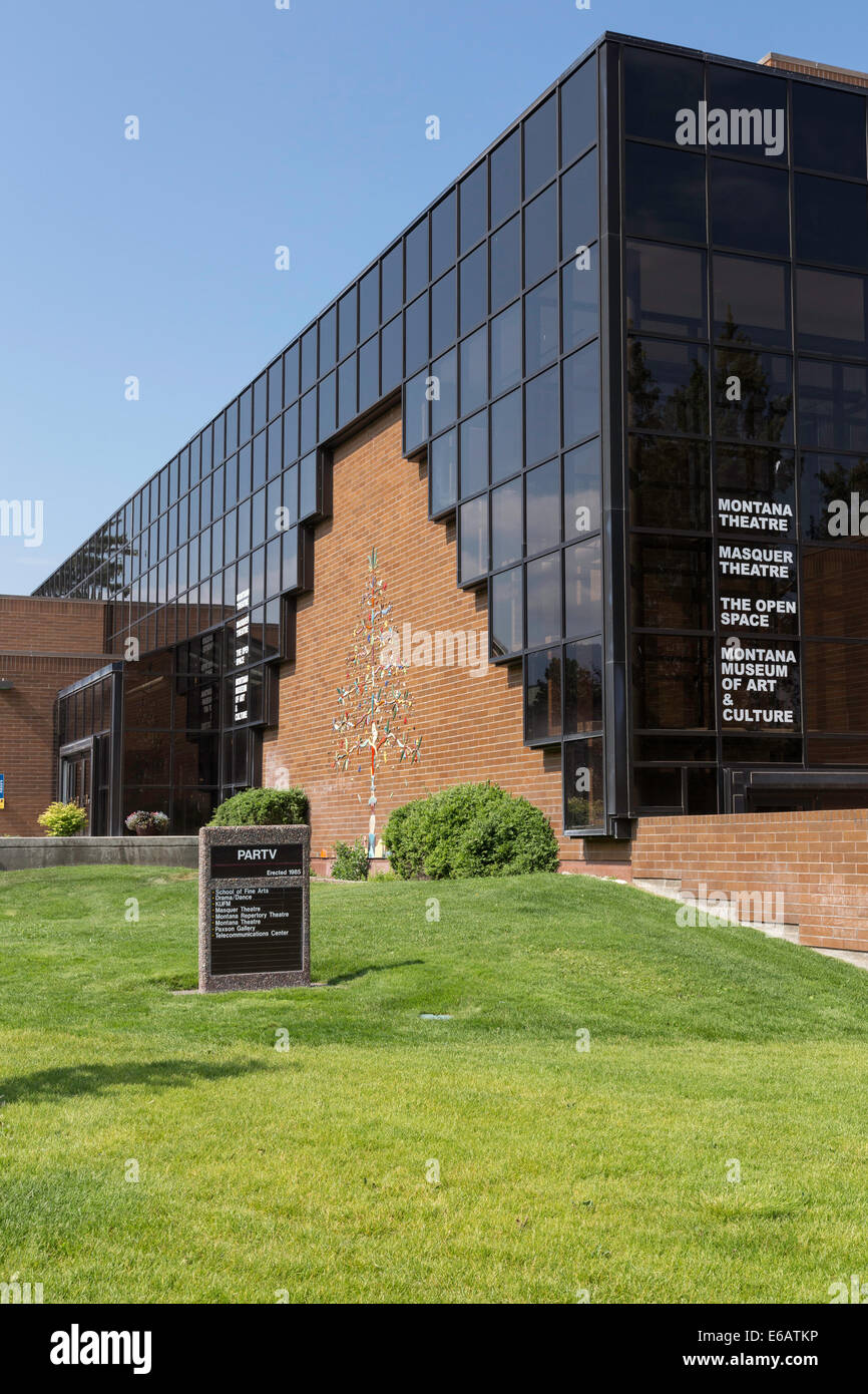 Campus der University of Montana, Missoula, Montana, USA Stockfoto