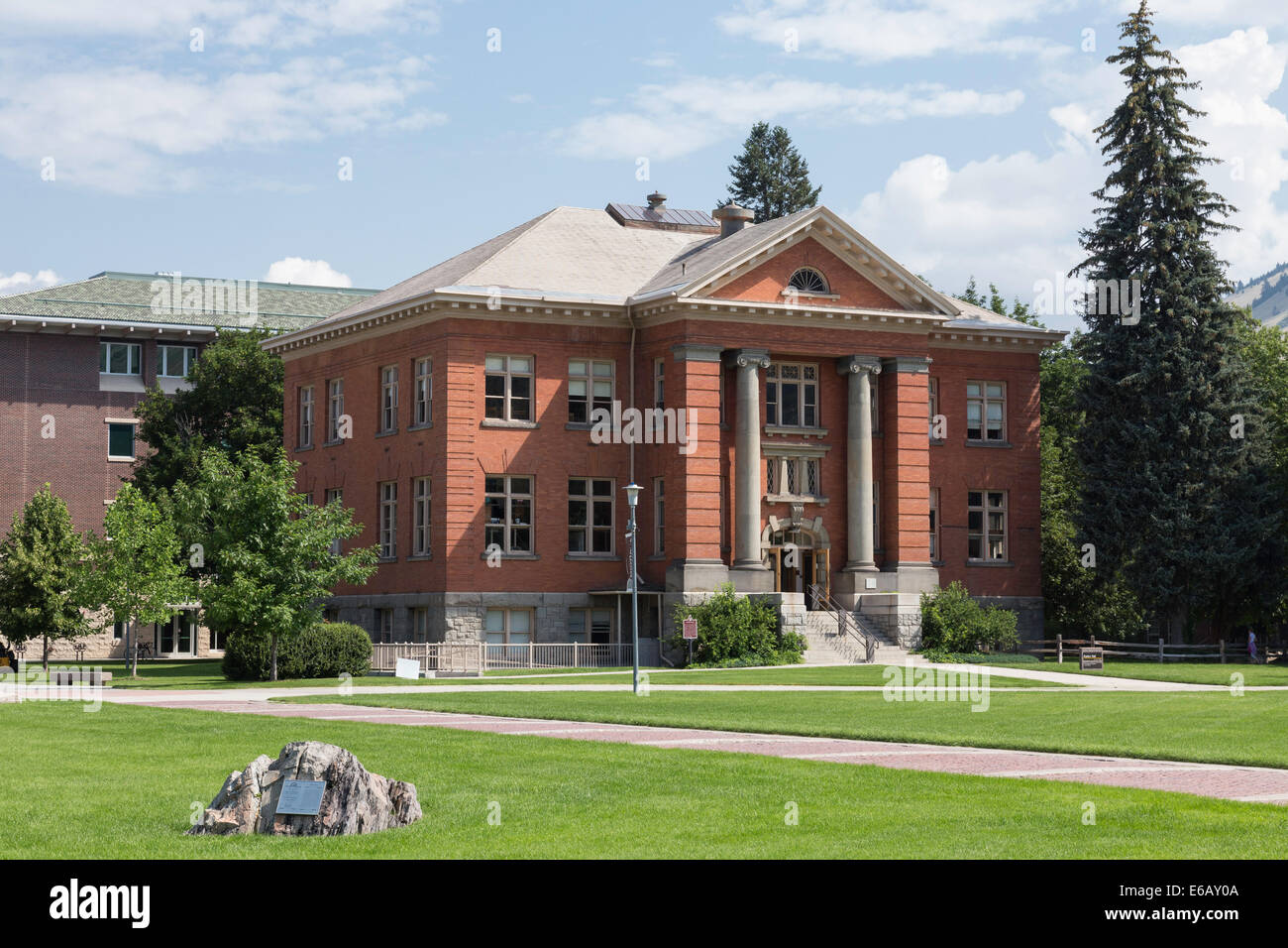 Campus der University of Montana, Missoula, Montana, USA Stockfoto