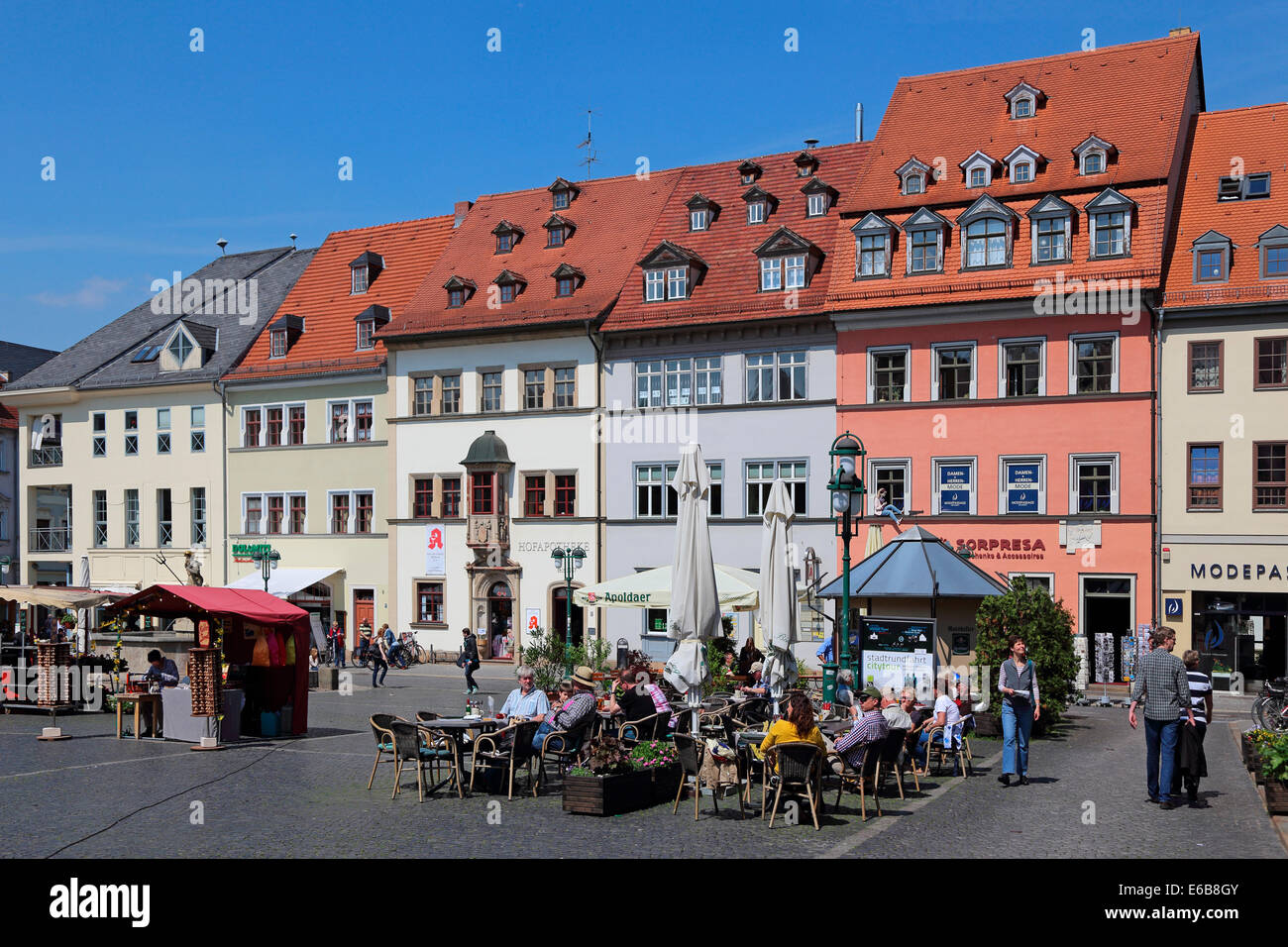 Weimar Thüringen Markt Marktplatz Marktplatz Stockfotografie Alamy