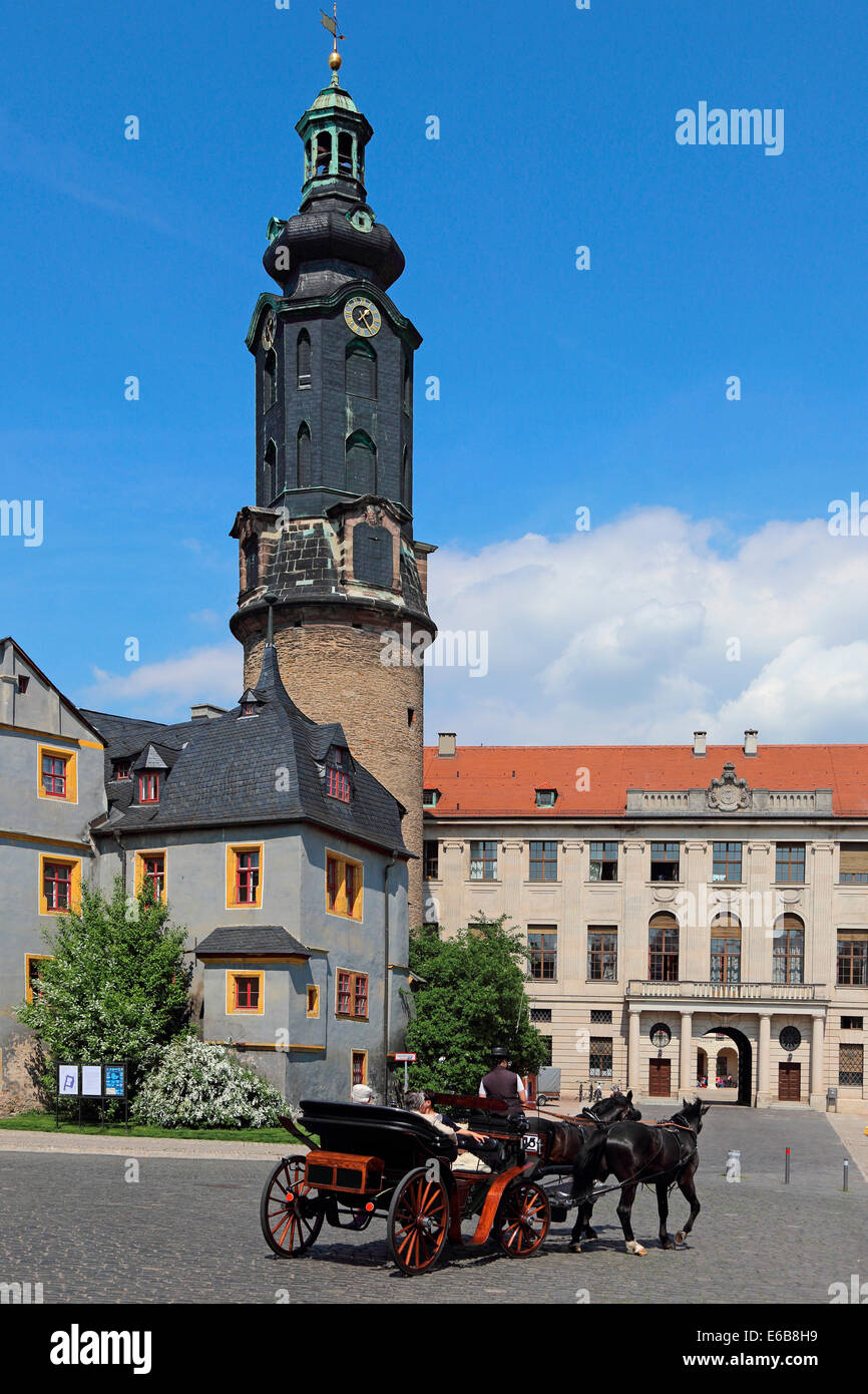 Weimar Deutschland Thüringen Schloss Stockfoto