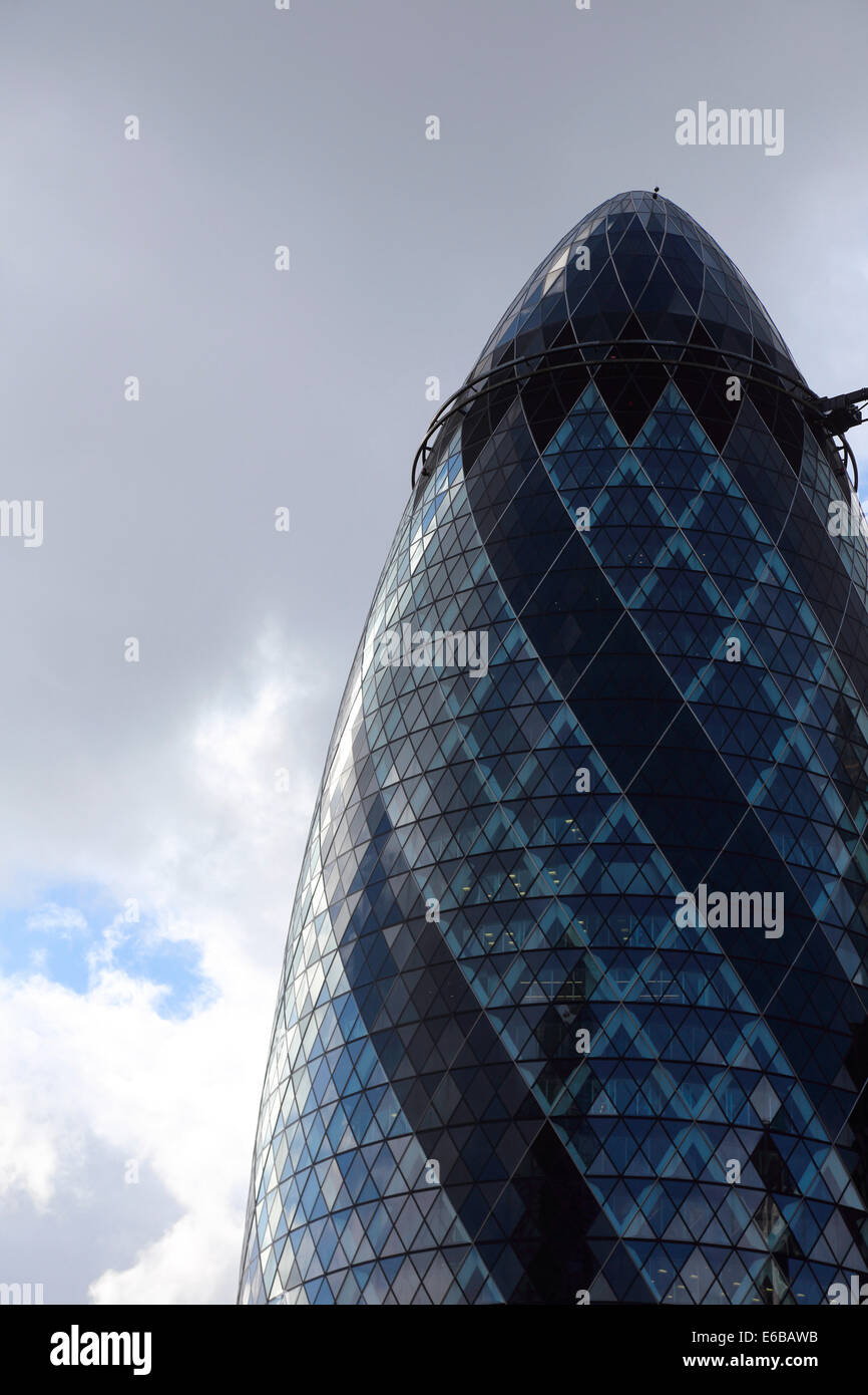 Großbritannien-Großbritannien-London die Gurke Stockfoto