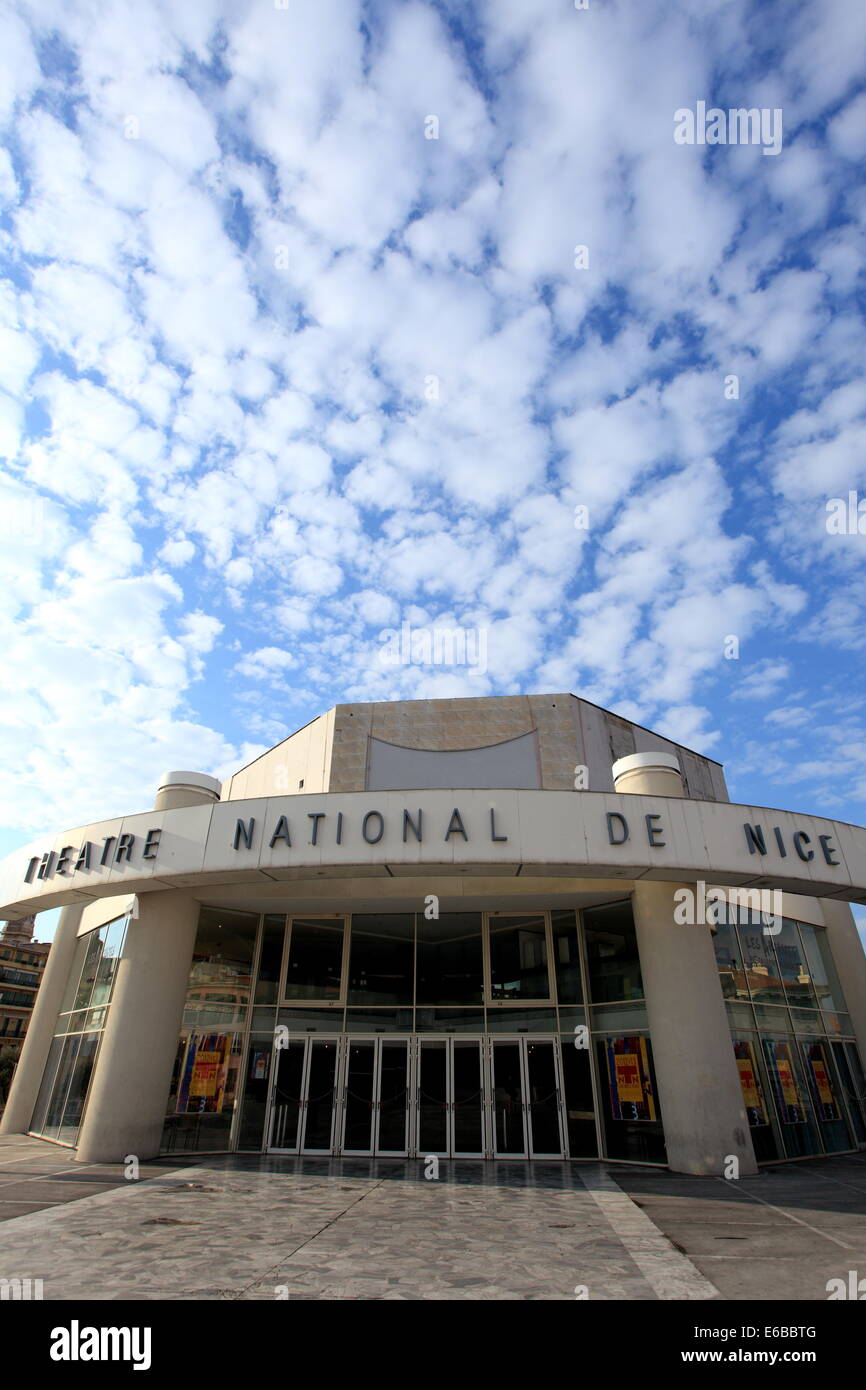 Das nationale Theater von Nizza, Côte d ' Azur. Stockfoto