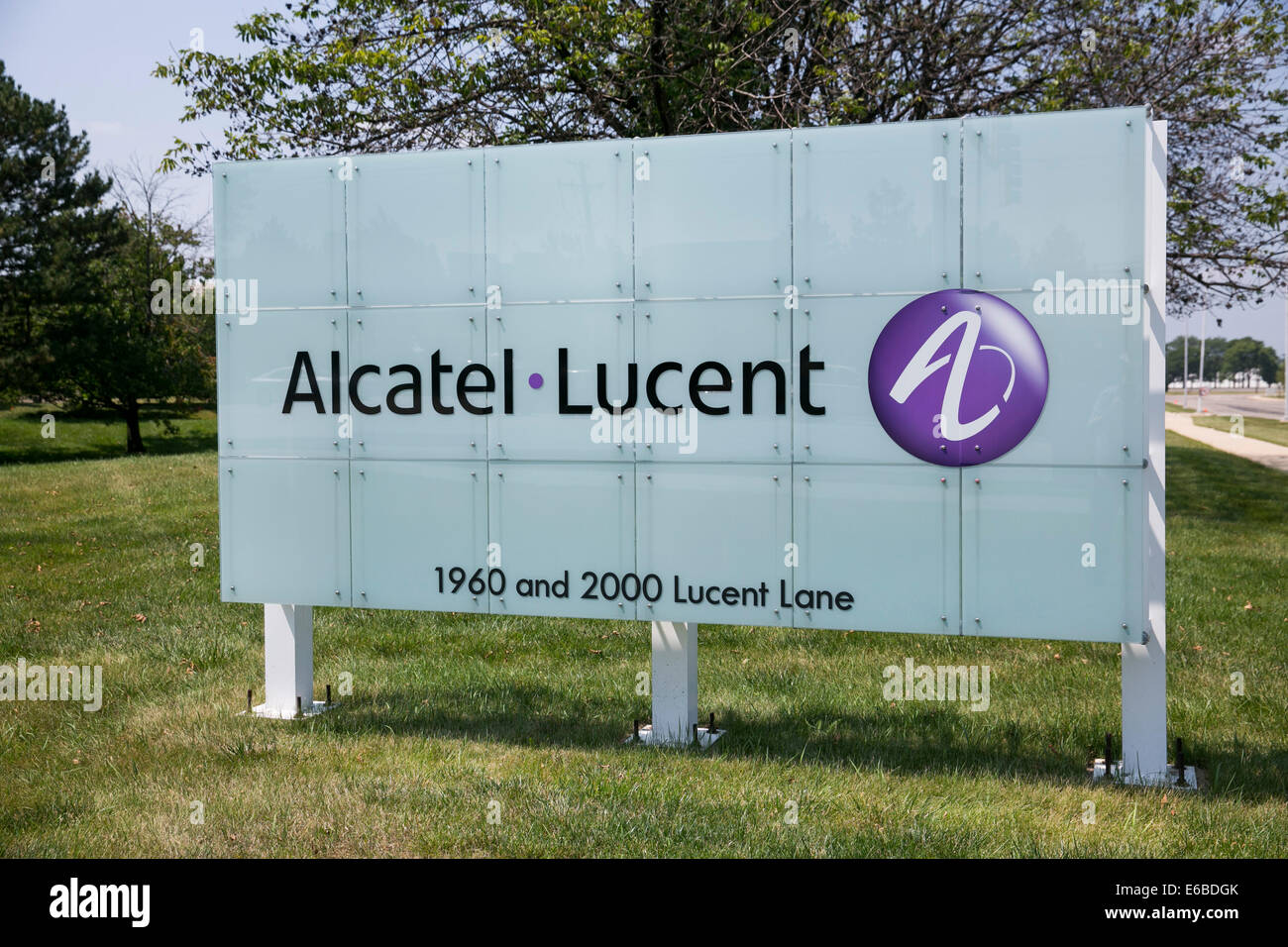 Der Hauptsitz von AlcatelLucent in Naperville, Illinois