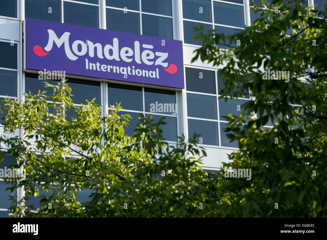 Der Hauptsitz von Mondelez International in Deerfield, Illinois. Stockfoto