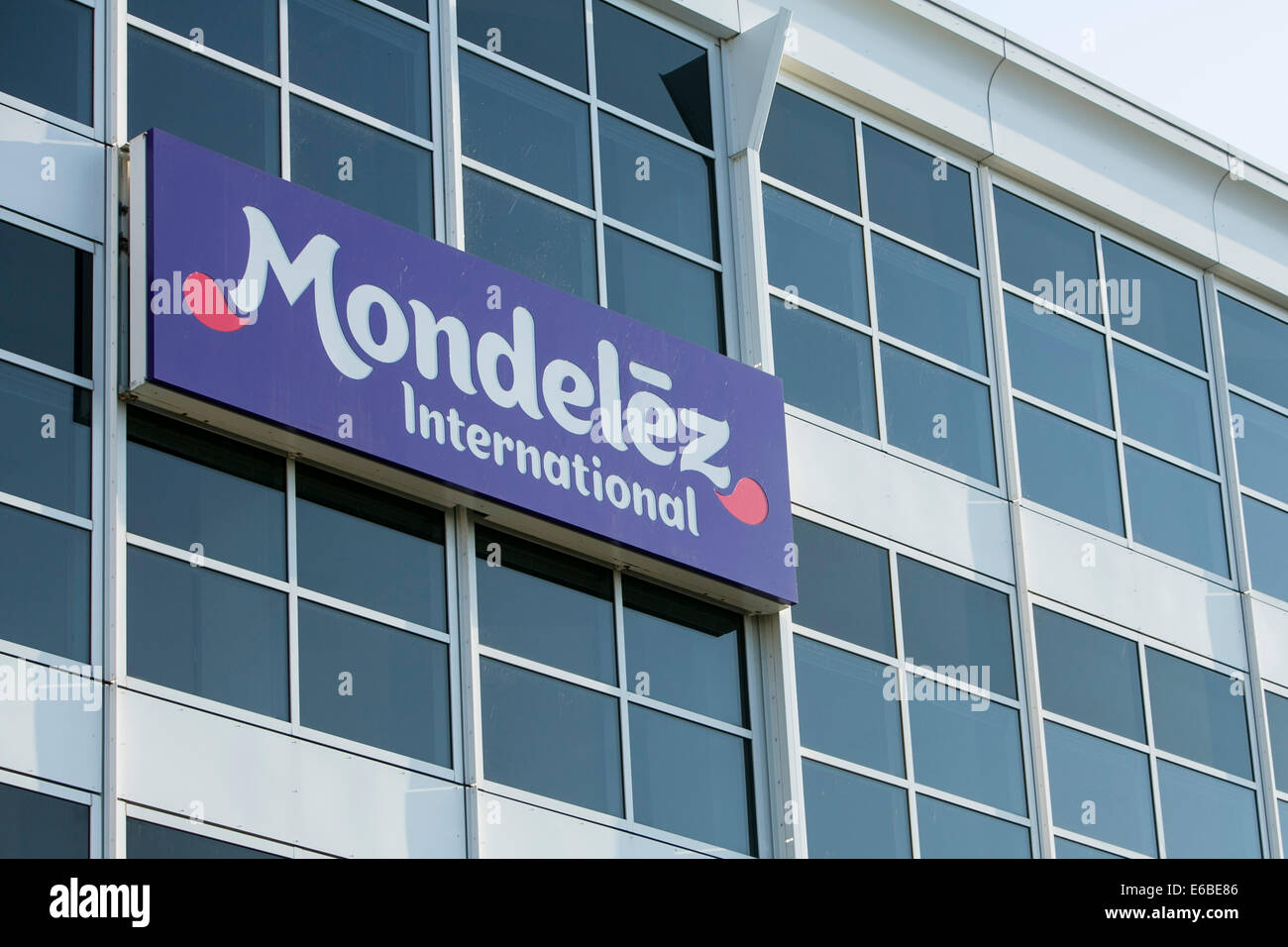 Der Hauptsitz von Mondelez International in Deerfield, Illinois. Stockfoto