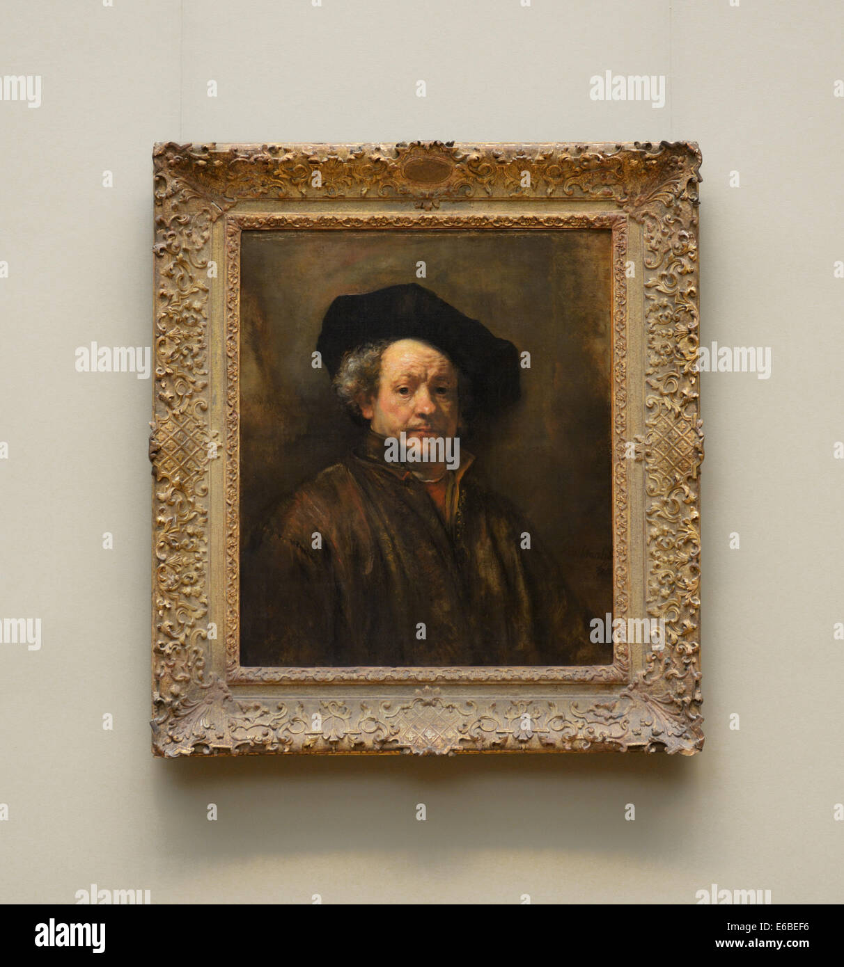 Rembrandt Selbstporträts, 1660, The Metropolitan Museum of Art, NYC Stockfoto