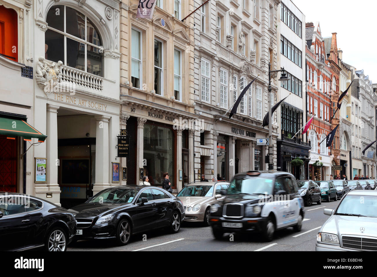 Großbritannien Großbritannien London New Bond Street Stockfoto