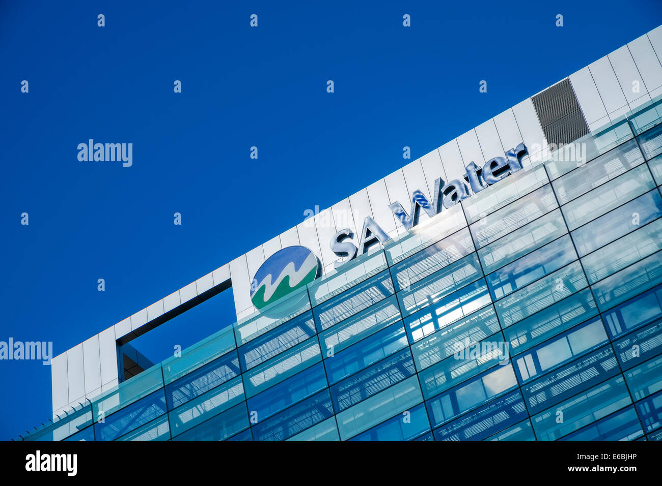 SA-Wasser-Zentrale in der Innenstadt von Adelaide South Australia Stockfoto