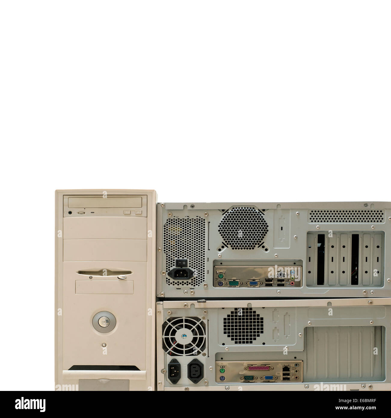 alte Computer für elektronische recycling Stockfoto