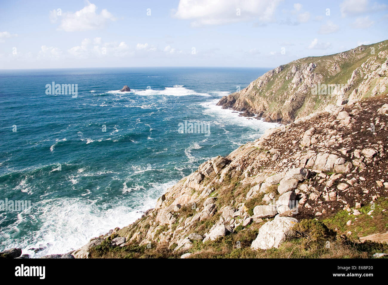 Costa da Muerte, Death Coast, Kap Finisterre, A Coruña Stockfoto