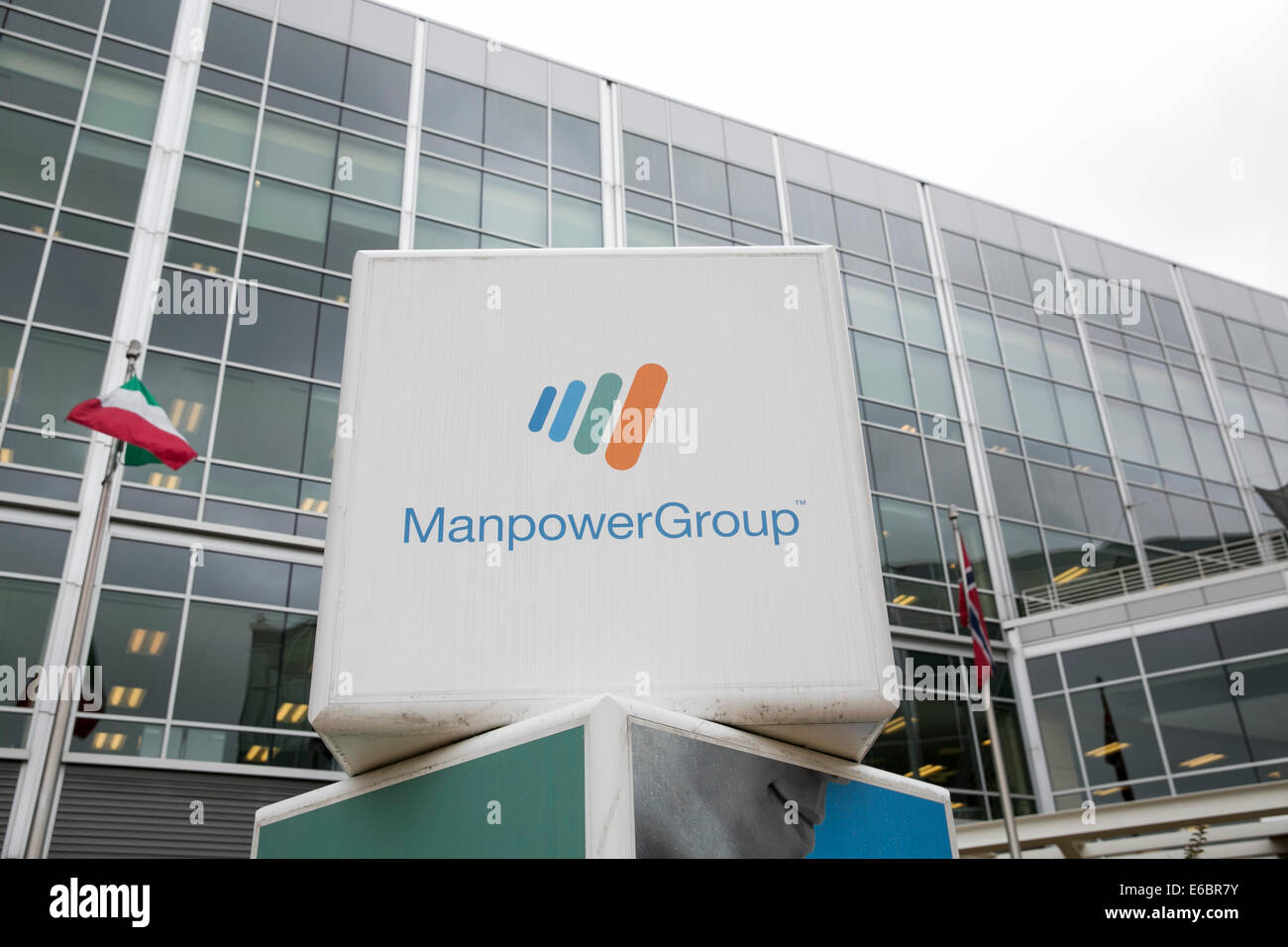 Der Hauptsitz von ManpowerGroup Inc. in Milwaukee, Wisconsin. Stockfoto