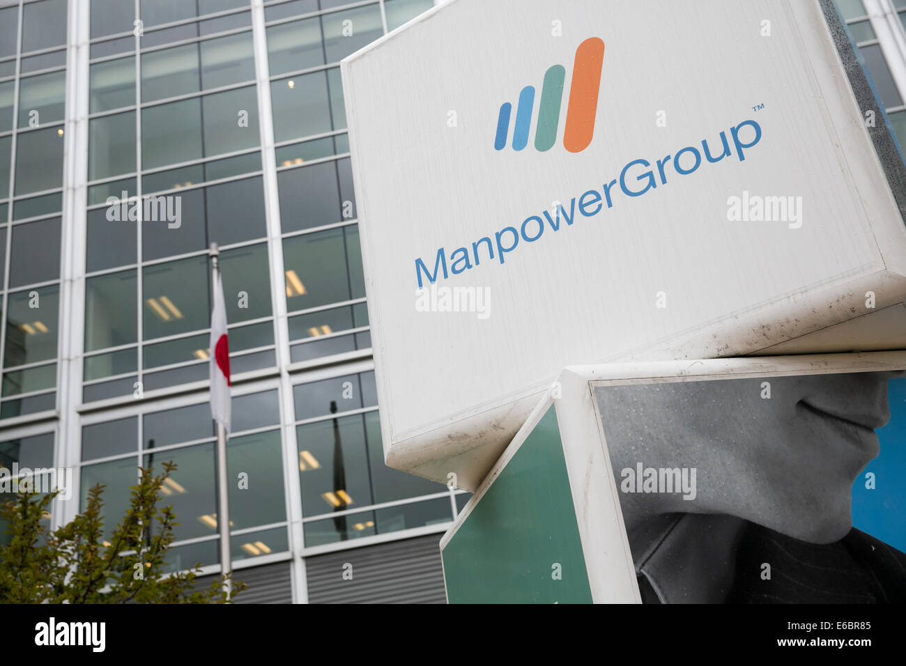 Der Hauptsitz von ManpowerGroup Inc. in Milwaukee, Wisconsin. Stockfoto