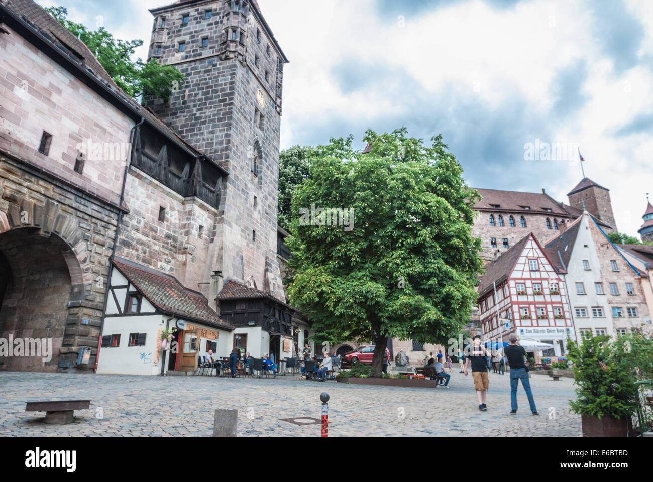 Tiergärtnertor, Nürnberg Stockfoto