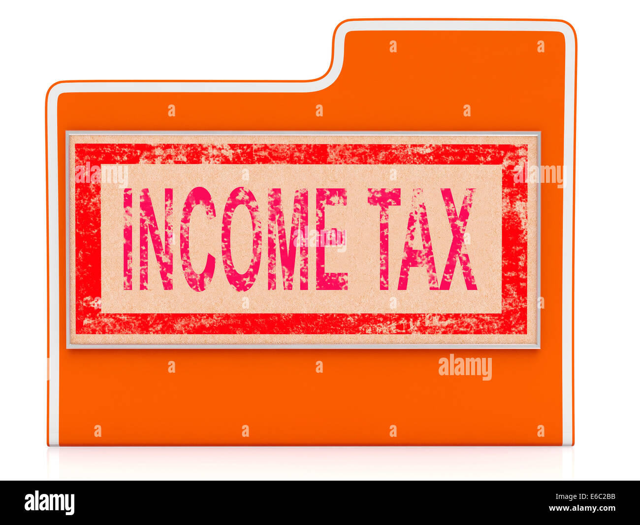 Einkommensteuer Vertretung Gewinns Organisation und Steuern Stockfoto