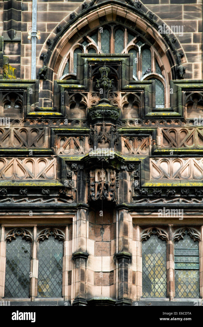 Chester Cathedral ist eine anglikanische Kathedrale und die Mutterkirche der Diözese von Chester, Stockfoto