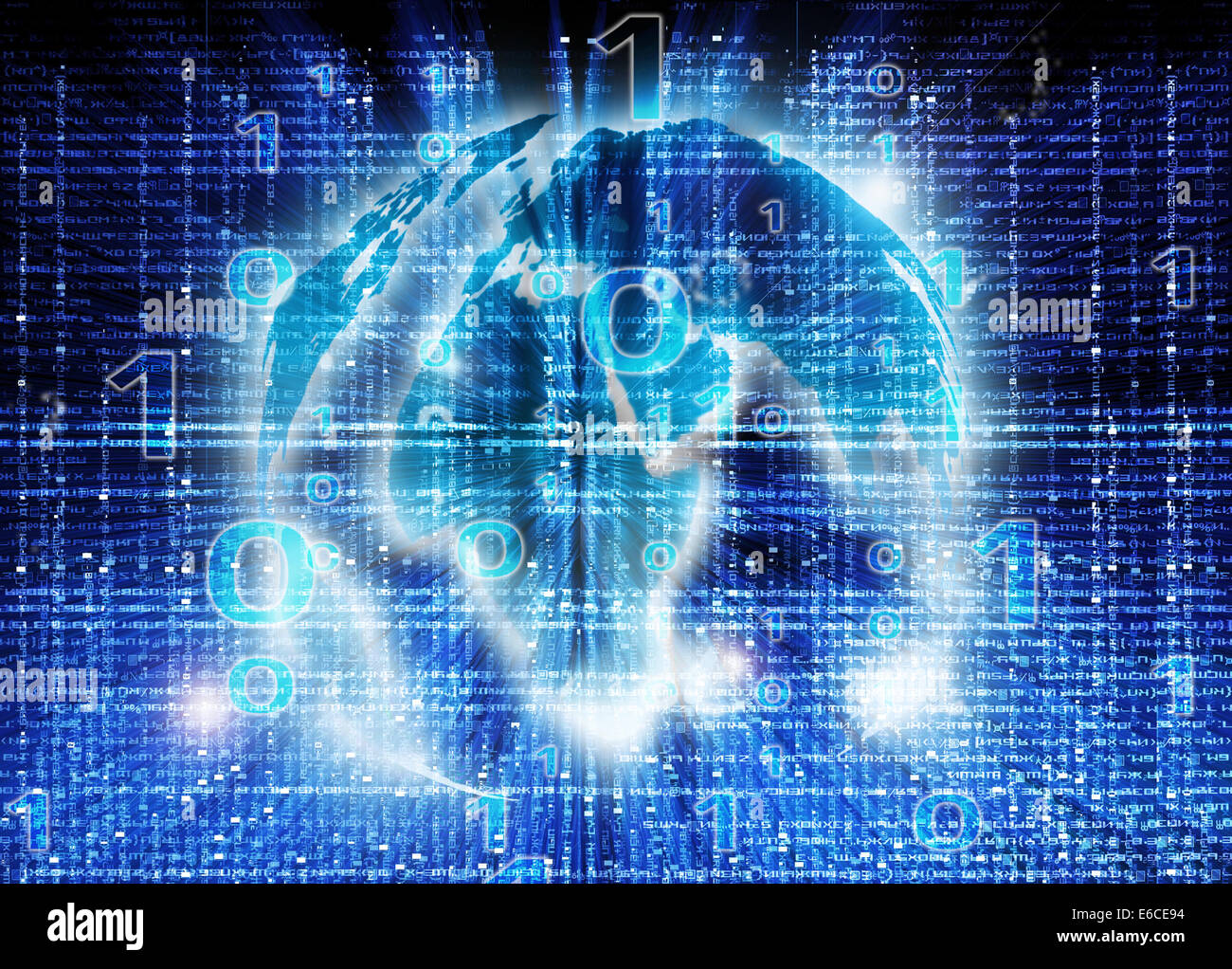 digitalen abstrakten Hintergrund Stockfoto