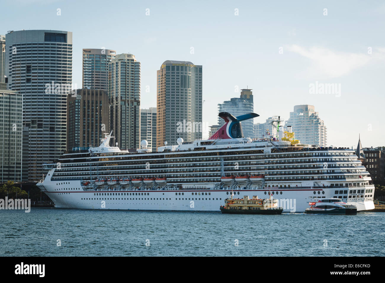 Schiff am circular Quay, Sydney, Australien Stockfoto