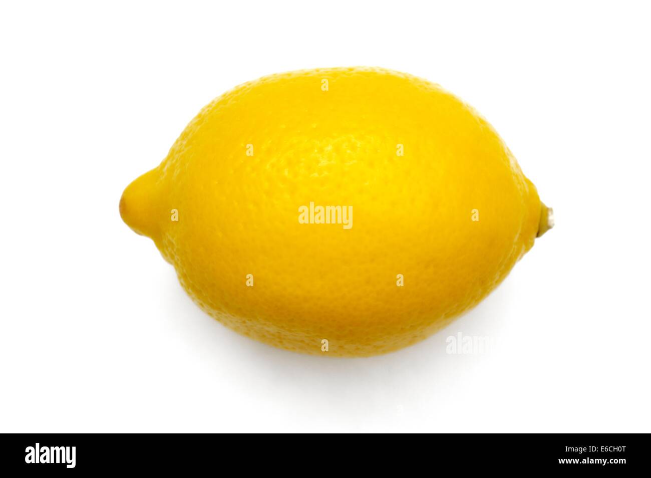 Eine ganze Zitrone Stockfoto