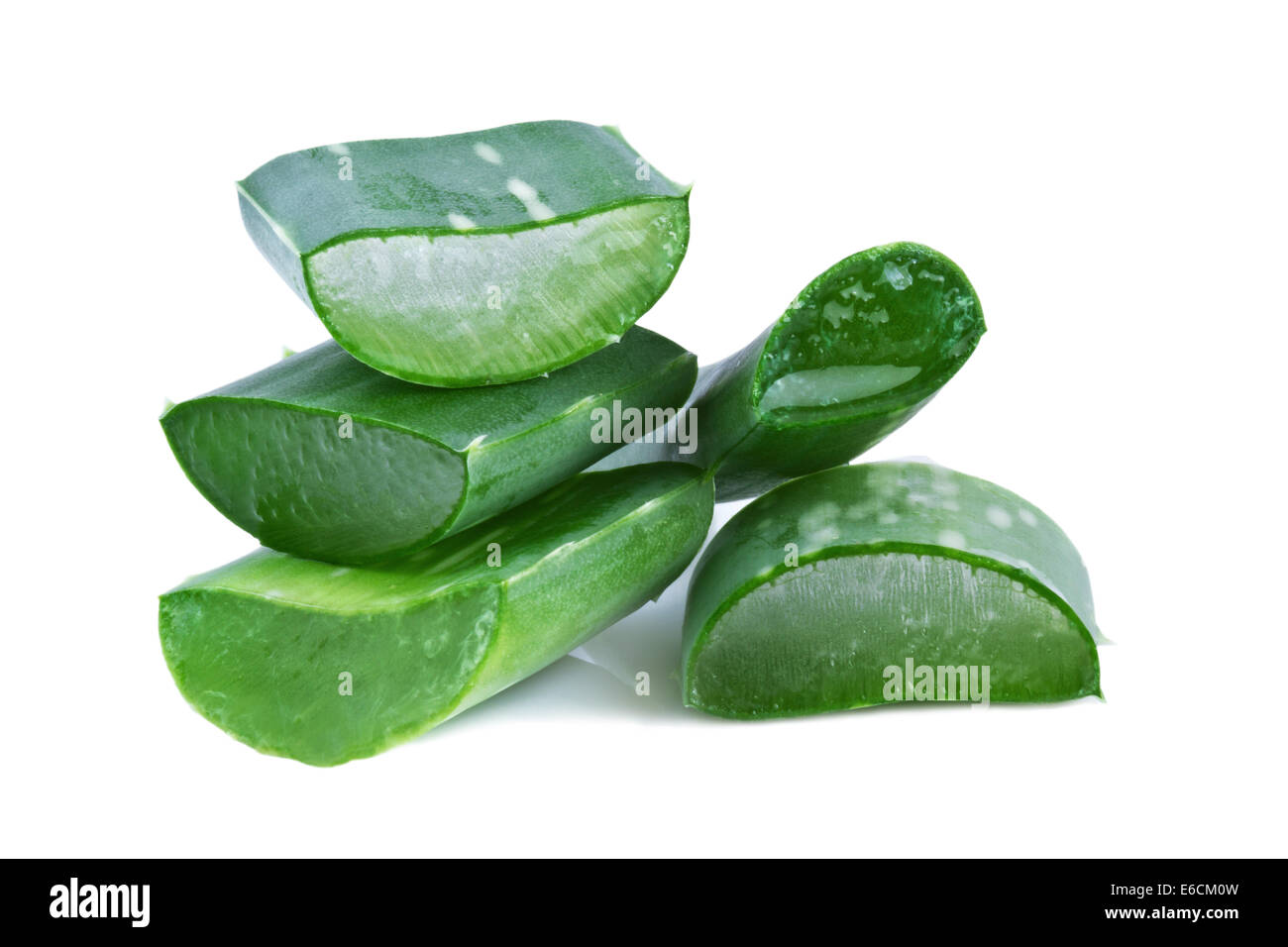 Aloe Vera Blatt Stockfoto