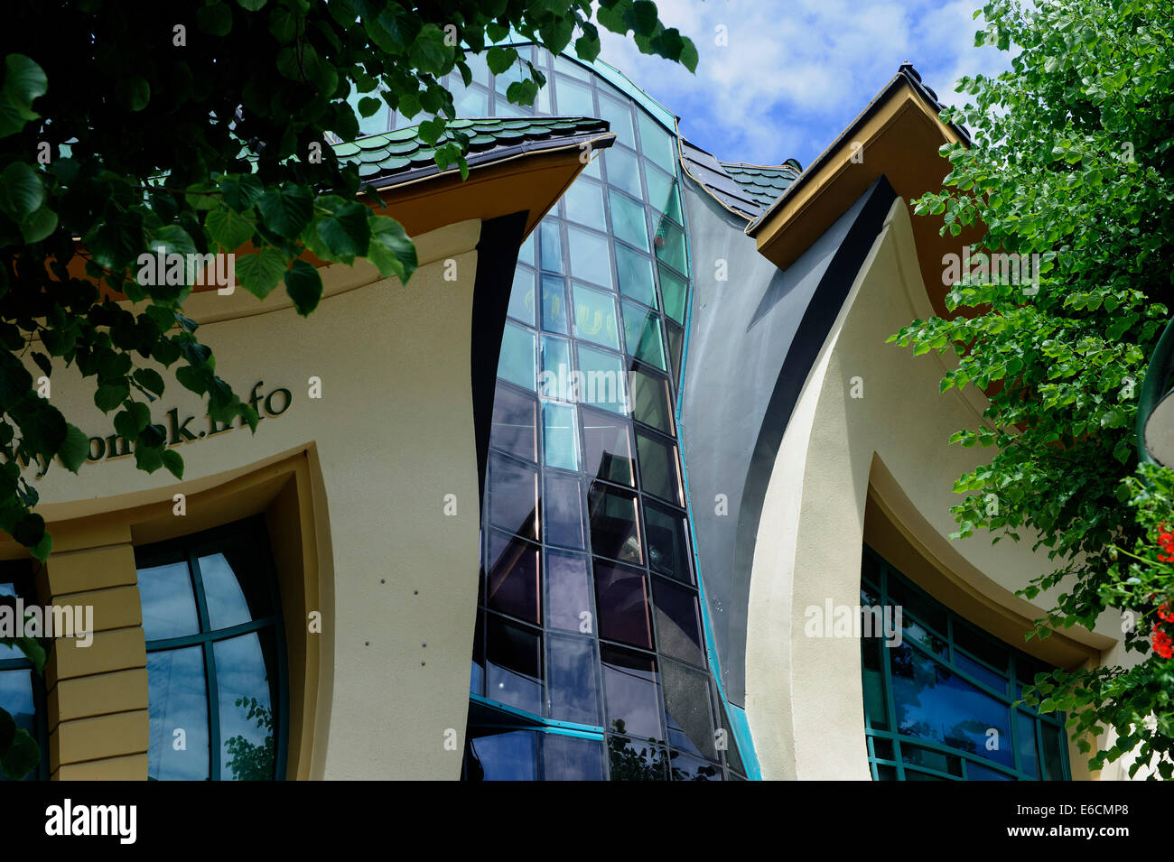 Schiefe Haus (Krzywy Domek) in Sopot, Polen Europa Stockfoto