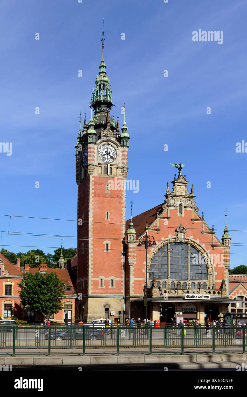 Hauptbahnhof in Danzig, Polen, Europa Stockfoto